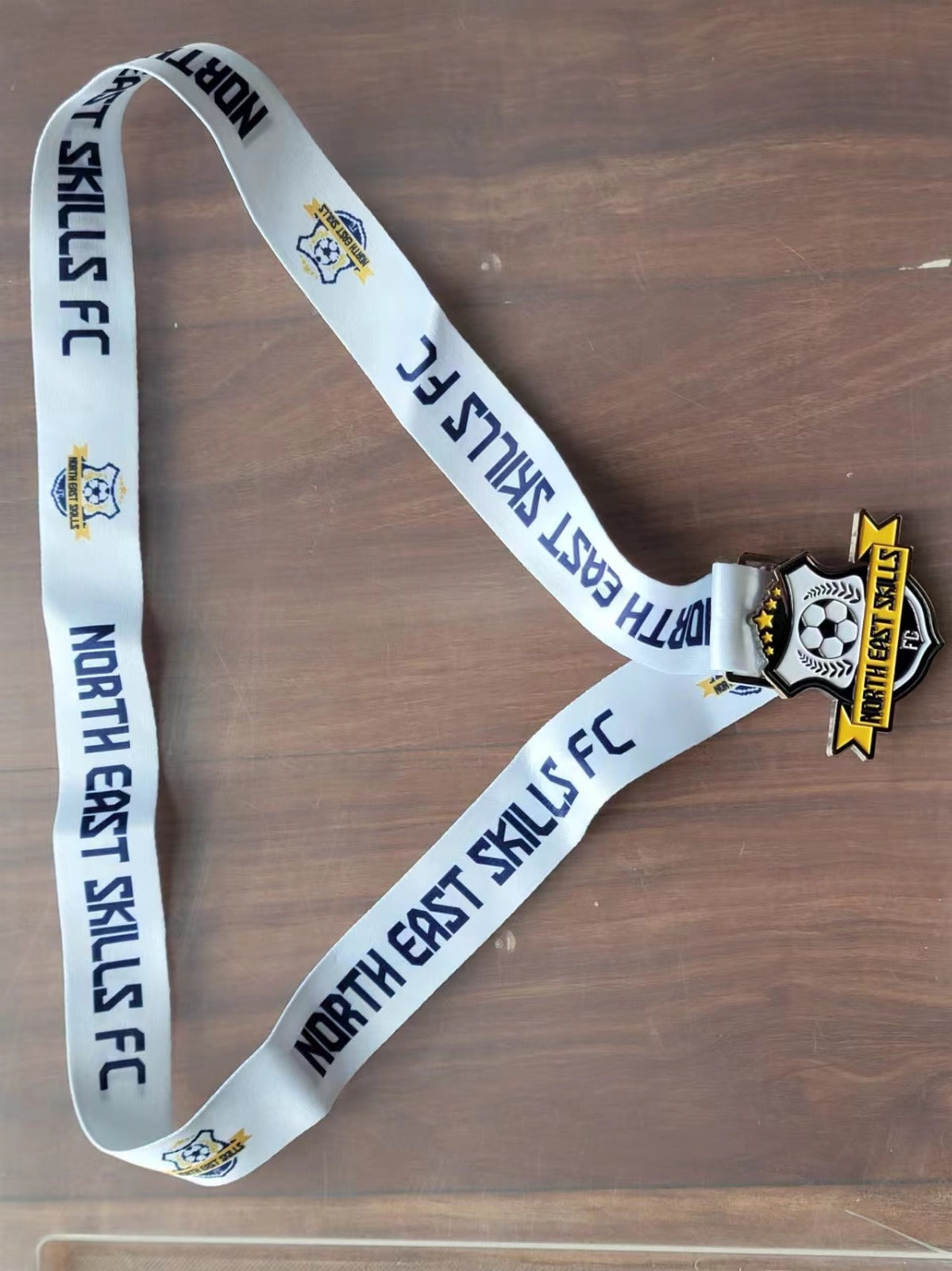 Custom made metal presentation medal