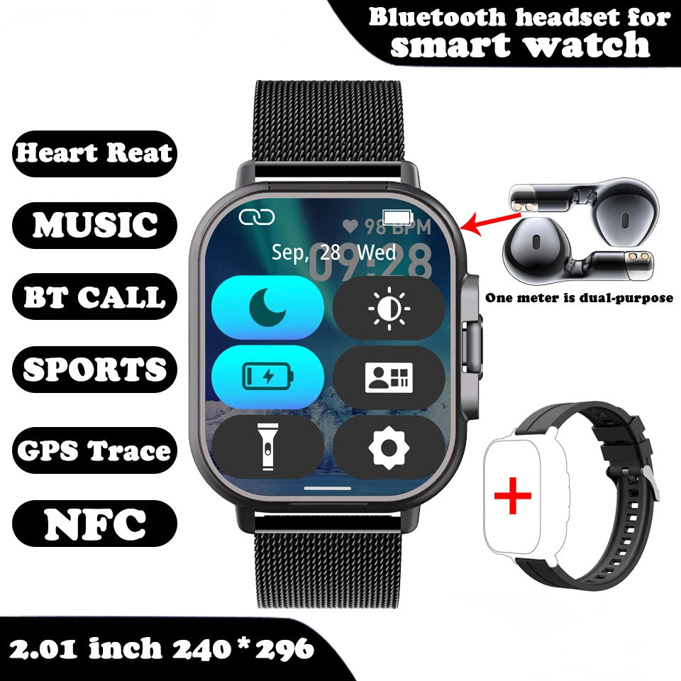 Digital Smartwatch with Earbuds copy