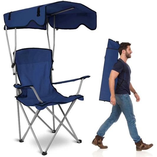 Camping Chair with Canopy ideal for grassroots football parents