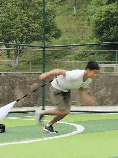 Running Parachute for training