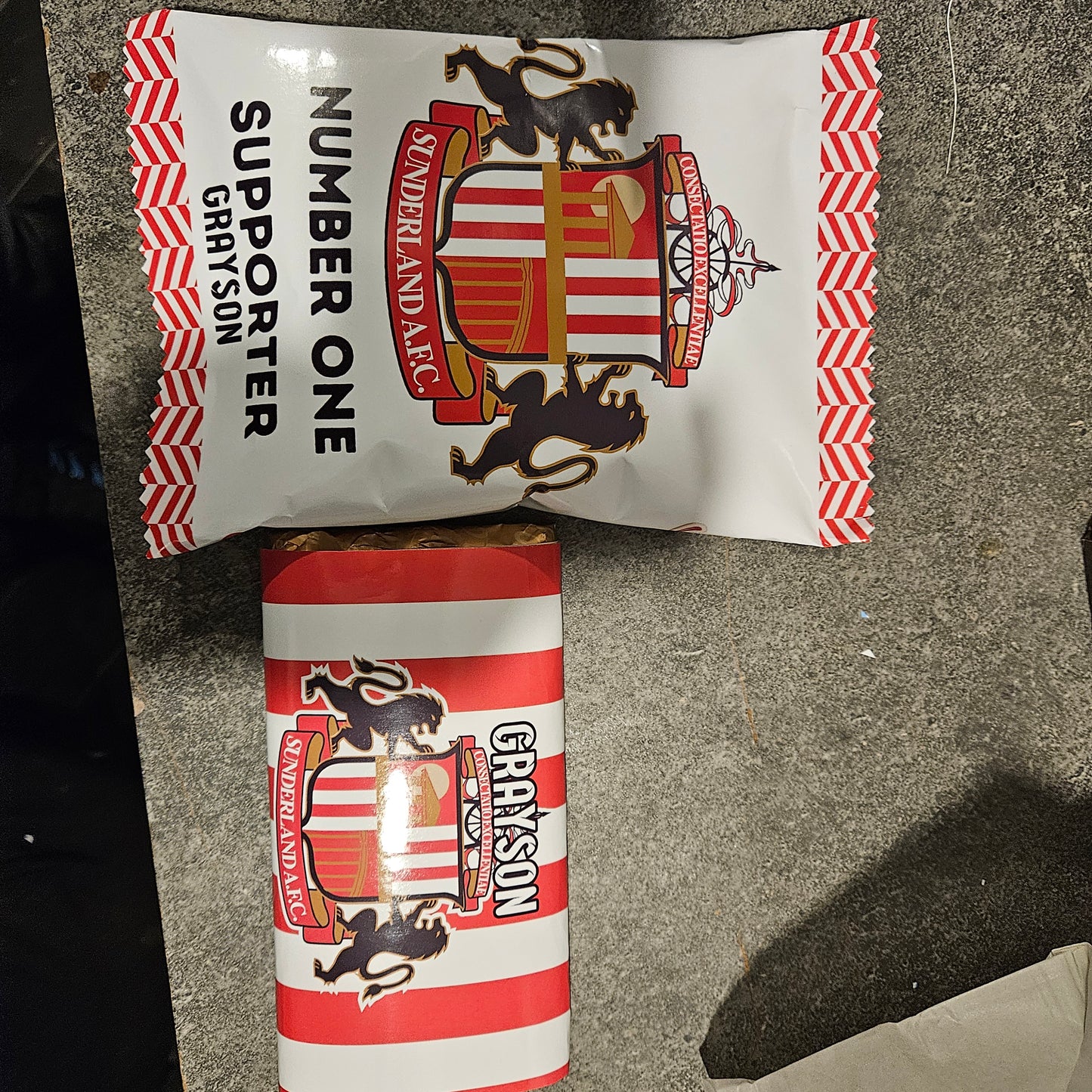 MADE TO ORDER - Personalised custom pouch for football team/club or other birthday surprise gift and favors