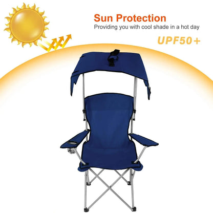 Camping Chair with Canopy ideal for grassroots football parents