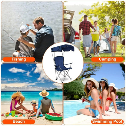 Camping Chair with Canopy ideal for grassroots football parents