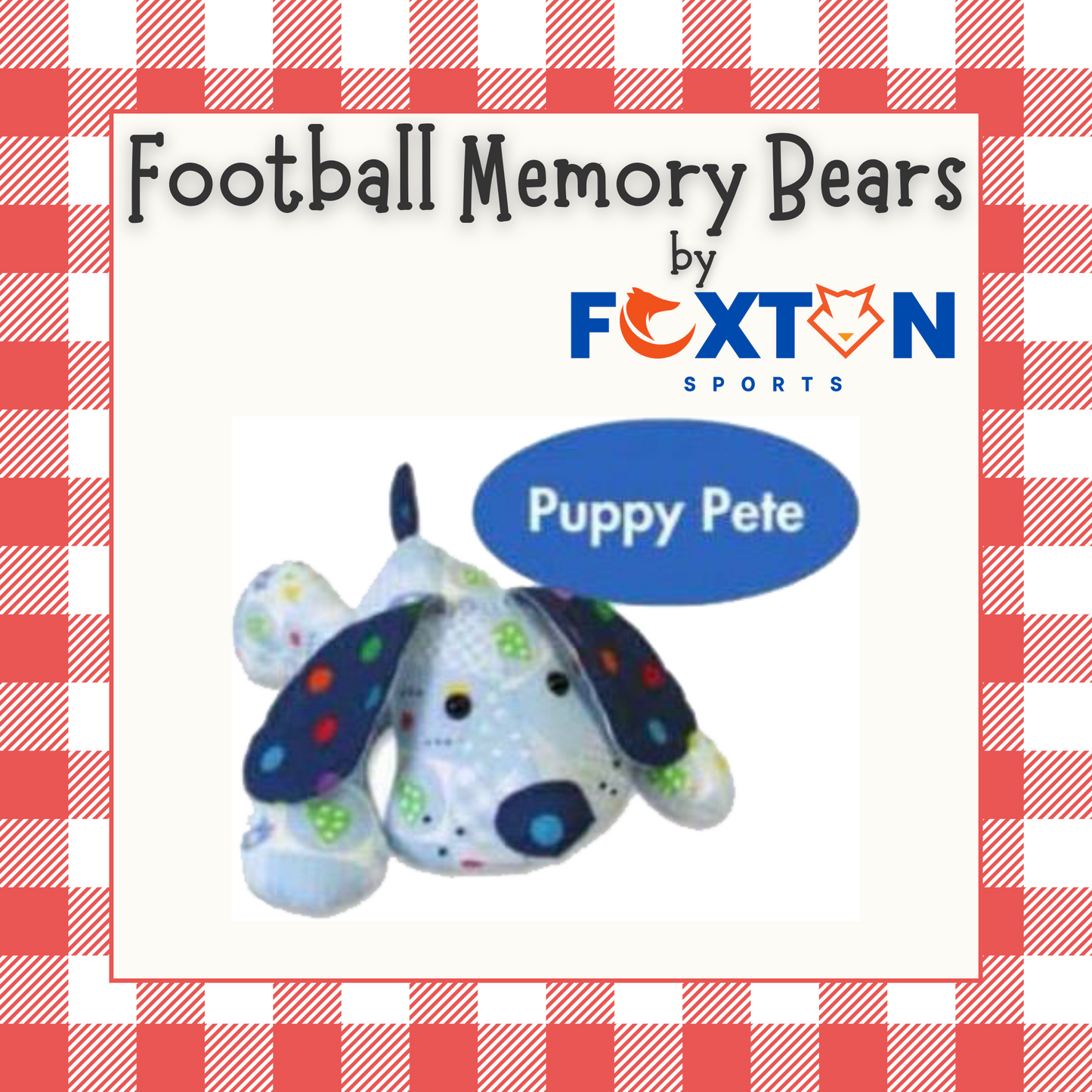 Keepsake Memory Teddy Bear, Football Shirt, Baby Clothing or Leavers Class of 2025, Uniform Bear,