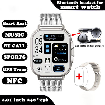 Digital Smartwatch with Earbuds copy