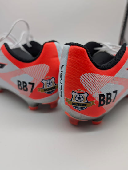 Personalised football boots declas